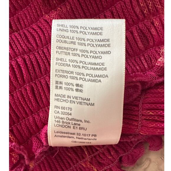 Free People Time for Shine Cropped Top Medium Purple Combo - Picture 8 of 8